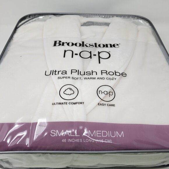 Brookstone Ultra Plush n.a.p. Robe NIP - Picture 4 of 4